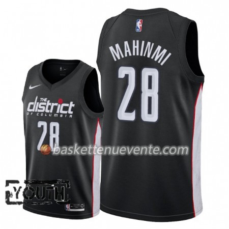 Maillot Basket Washington Wizards Ian Mahinmi 28 2018-19 Nike City Edition Noir Swingman - Enfant